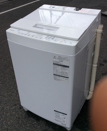 【RKGSE-507】特価！東芝/7kg/全自動洗濯機/AW-7D7/中古/2018年製/当社より近隣地域無料配達