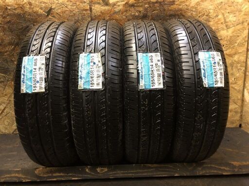 人気 夏タイヤ 14インチ 185/65R14 AE-01F BluEarth YOKOHAMA 新品 4本 QR決済可能 クレジットカード ランサー等 (MTG79) モビリオスパイク エアウェイブ タイヤ、ホイール