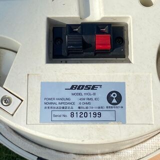 BOSE天井埋込型スピーカー 111CL-III