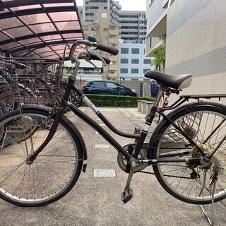 中古の自転車
