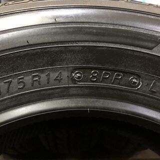 新品 YOKOHAMA JOB RY52 175R14 8PR LT 14インチ 夏タイヤ 4本 (VTD393) クレジットカード QR決済可能