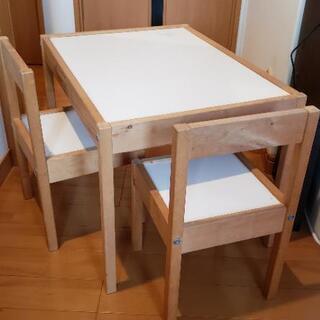 【ネット決済】IKEAで購入  子供用机＆椅子3点セット