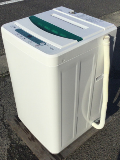 中古　2015年製　洗濯機　4.5kg　幅56.5　　奥行53.4　　高さ89.0　 （ｃｍ）　全自動洗濯機