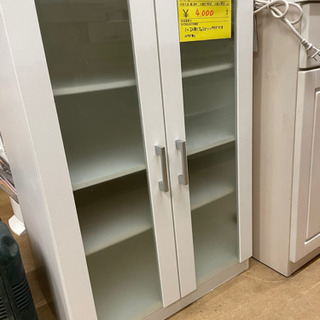 ホワイト食器棚　リサイクルショップ宮崎屋21.4.2F