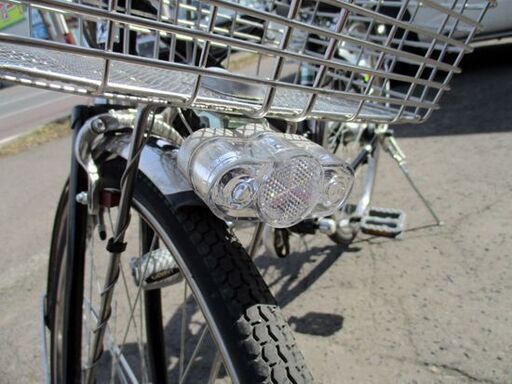 26インチ 自転車 カゴ付き 6段切替 シティサイクル ママチャリ ブラック 通勤通学 ☆ PayPay(ペイペイ)決済可能 ☆ 札幌市 北区 屯田 シティサイクル 26インチ シマノ6段変速ギア ママチャリ 自転車