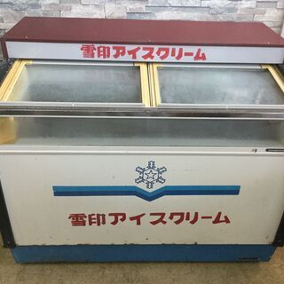 [レア]希少！三菱 冷凍ショーケース 雪印 アイスクリーム レト...