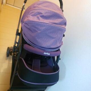 アップリカオプティアプレミアム　紫　チャイルドシートクルット4セット