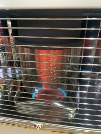 サンポット 煙突式 石油ストーブ KSH-709KC 2012年製 木造18畳 まる  