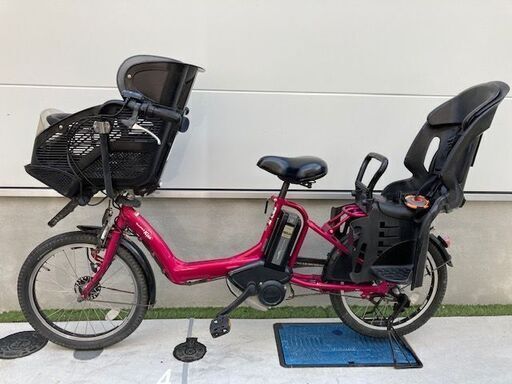 バッテリー最高レベル！8.9Ahヤマハ　YAMAHA　パスキスミニ　電動自転車　電動アシスト自転車　中古 子供乗せ　42⑤