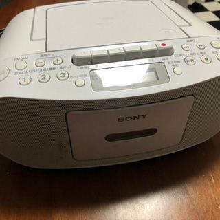 SONY  CDラジカセ　☆