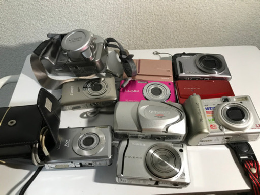 デジタルカメラ　まとめ売り　10個　CANON  LUMIX など