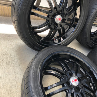 17インチ 中古タイヤ・ホイールセット 4本 フリード  フィット インサイトなどに