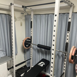 商談中 パワーラックのみ ホームジム 筋トレ (ベンチバーベル別売り)