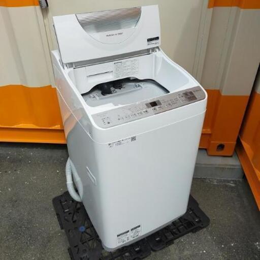 ■決定済■2018年製■シャープ 縦型洗濯乾燥機  洗濯5.5kg /乾燥3.5kg /ES-TX5C-S