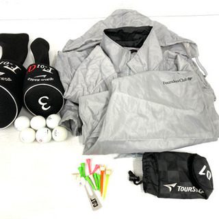 【豪華セット！】◆WORLD EAGLE ◆ゴルフクラブ 10本＋美品Riviera キャディバッグ＋レインウェア等付属品多数付