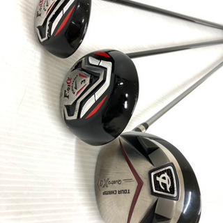 【豪華セット！】◆WORLD EAGLE ◆ゴルフクラブ 10本＋美品Riviera キャディバッグ＋レインウェア等付属品多数付