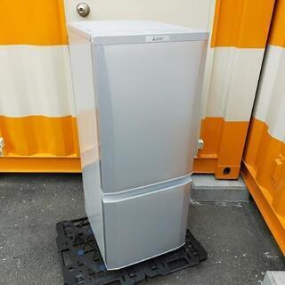 ■決定済■美品■2019年製■三菱 146L冷蔵庫（146L・右開き）シャイニーシルバー MR-P15D-S