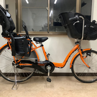❹5852子供乗せ電動アシスト自転車ブリヂストン20インチ良好バッテリー