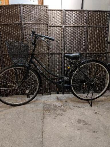 【売約済み】blossam ブロッサム 自転車　シティバイク　シティサイクル　サイクルスポット　街乗り　町乗り　ちょい乗り　ママチャリ　かご　カゴ　付き　ライト