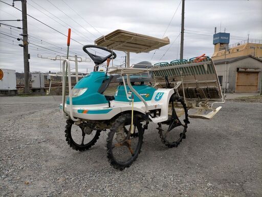 クボタ 田植機 JJ4 SP 兵庫県 三田市発 動画有 4.3馬力 4条 リコイル クランク あぜこえアーム付き 農機具 田植え 中古 現状