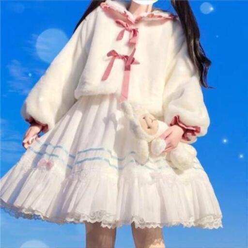 ダッフルコート free size 可愛い ロリータ 04