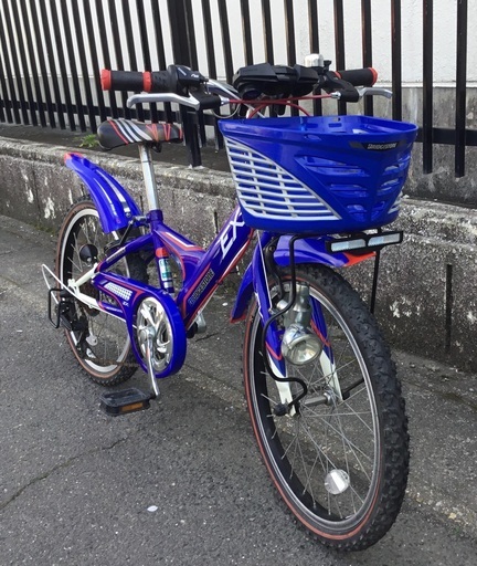 動作＞ブリヂストン・20インチ・ジュニア自転車 ○シマノ変速 6段