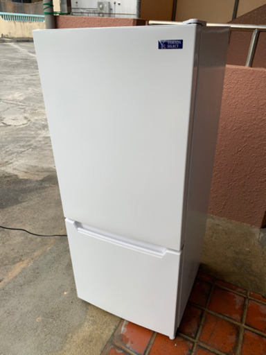 冷凍冷蔵庫 2019 YRZ-C12G2 ヤマダ YAMADA 白 掃除済