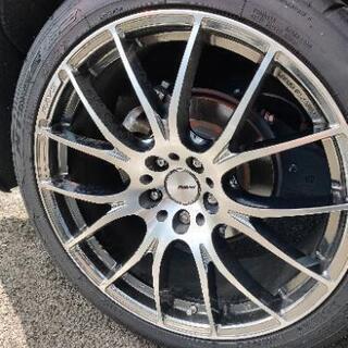 RAYS ホムラ2×7　20インチ　タイヤ245/40R20 溝たっぷりあり