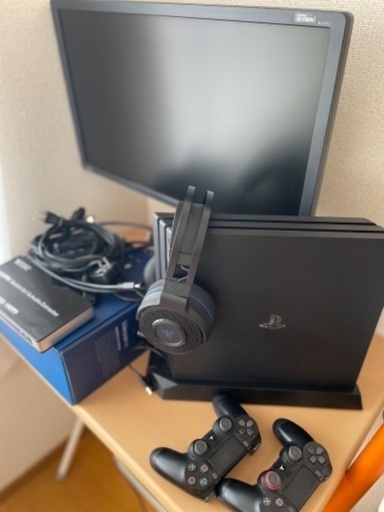 PS4PRO+BenQ24型ゲーミングモニター+raserヘッドセット