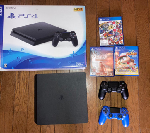 ps4本体(完品) コントローラー2個　ソフト3本