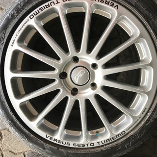 車のパーツ 美品 RAYS ホイール 18インチ 225/45R18
