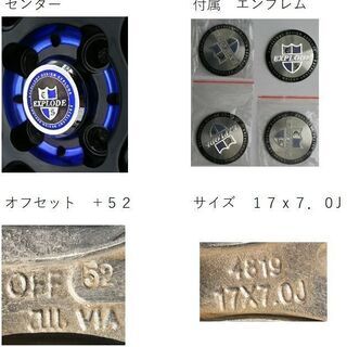タイヤ（205/45R17）＋ホイール（PCD100-4H 17x7.0J）の通販はau PAY 