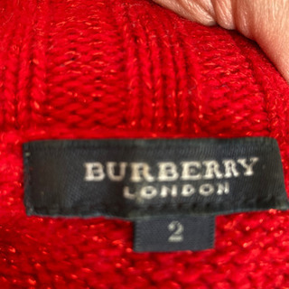 【ネット決済】BURBERRY LONDON(赤タートル)