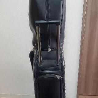 【値下げ】Munsingwearキャスター付きゴルフバッグ、Accudisクラブセット