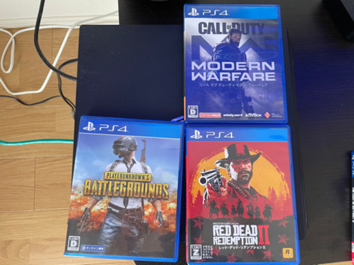 PS4 Pro 本体 ブラック 1TB CUH-7200B + ゲーム3本