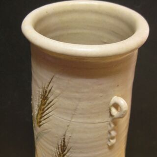 冬柴文廣・作　刈穂土花入　