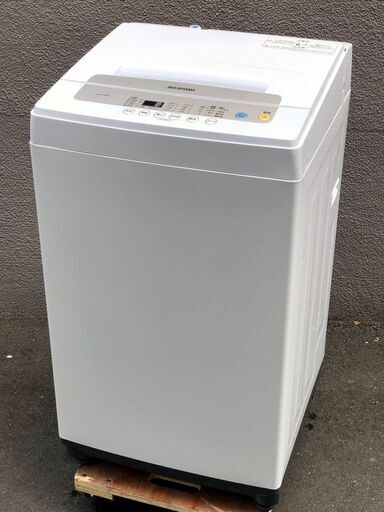 ⑱【6ヶ月保証付・税込み】20年製 アイリスオーヤマ 5kg 全自動洗濯機 IAW-T502E【PayPay使えます】