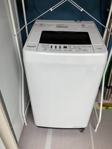 【取付無料】ハイセンス 4.5Kg 洗濯機 2018年製