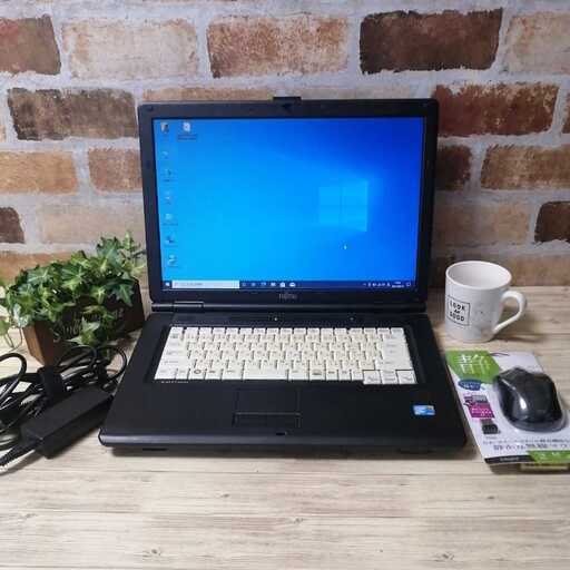 FUJITSU SSD 128GB CPU Celeron メモリ 4GB ノートパソコン テレワーク 在宅勤務