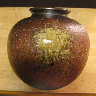 備前焼丸形土花入 【公式通販】