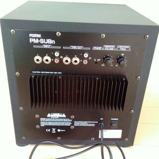 【商談成立】中古美品　FOSTEX PM-SUBn　アクティブ・サブウーハー