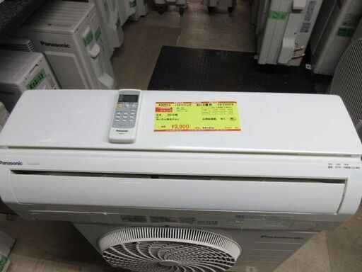 K02214　パナソニック　中古エアコン　主に6畳用　冷2.2kw／暖2.2kw