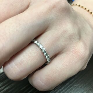 [再々値下げ]0.5カラット　ハーフエタニティ