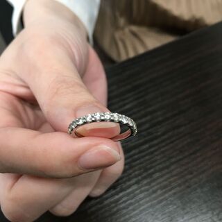 [再々値下げ]0.5カラット　ハーフエタニティ