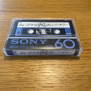 ソニー　ウォークマン40周年アニバーサリー　カセットテープ型記念ブック
