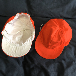 【美品】赤白帽LサイズとLLサイズ