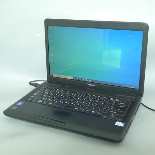 送料無料 一台限定 ノートパソコン 中古動作良品 14型 東芝 B240/22A Pentium 4GB 320GB DVDマルチ 無線 Wi-fi Windows10 LibreOffice