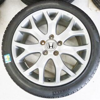 ホンダ 純正アルミ 18インチ 7J PCD 114.3 インセット 55　4本セット タイヤ ピレリ 225/45R18 中古 苫小牧西店 ホンダ 純正アルミ 18インチ 7J PCD 114.3 インセット 55 4本セット