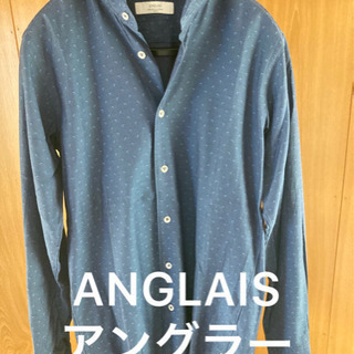 【ネット決済・配送可】ANGLAIS  アングレー　メンズシャツ　S