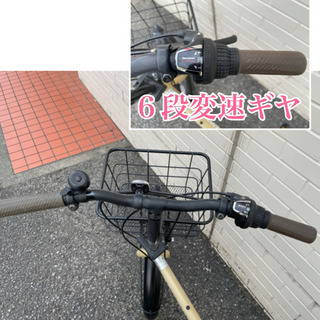 GM435【近隣配達可能】2020年製 FXホッパー 折りたたみ自転車 6段変速 